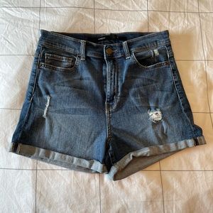 Harper Distressed Jean Shorts